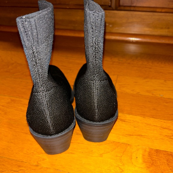 Blowfish Black Sock Slip On Western Style Boots Size 10 NWOT - Picture 4 of 10